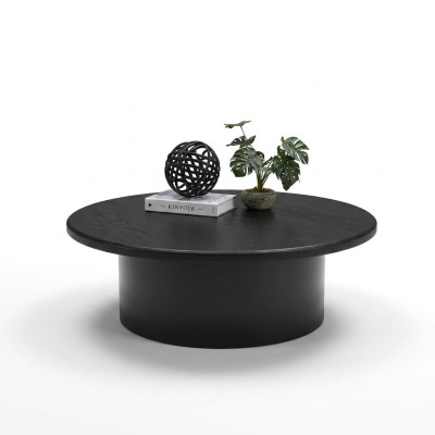 Mesa de centro mesita de noche mesa de sala de estar Gris Madera Diseño Muebles