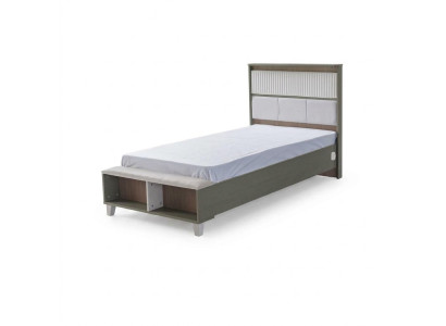 Estructura de la cama Cama infantil Cama Dormitorio infantil Estructuras de cama Gris Madera Camas
