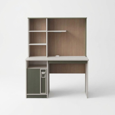 Escritorio estanterías mesa de ordenador madera gris habitación infantil mesa infantil