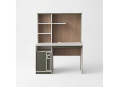 Escritorio estanterías mesa de ordenador madera gris habitación infantil mesa infantil