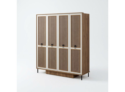 Armario de madera Armario de ropa Armario infantil Armario de madera Marrón Diseño