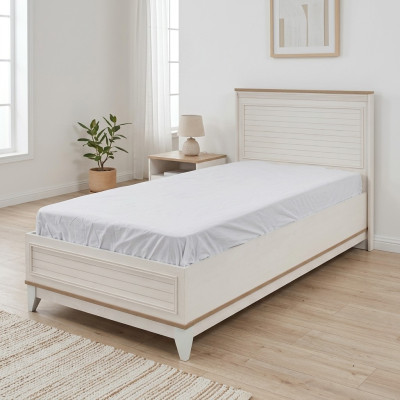 Cama infantil Estructura de cama Cama Habitación infantil Estructura de cama Blanco Moderno 100cm