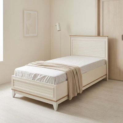 Muebles infantiles Cama Cuna Marco de cama Habitación infantil Blanco Moderno 120cm