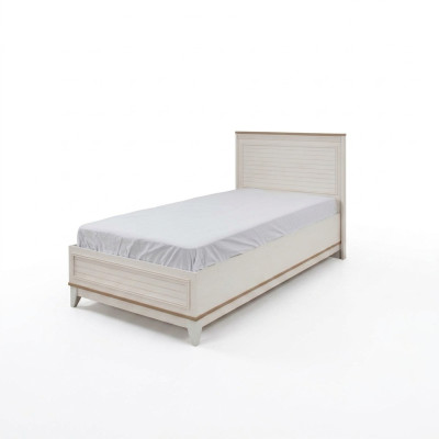 Muebles infantiles Cama Cuna Marco de cama Habitación infantil Blanco Moderno 120cm
