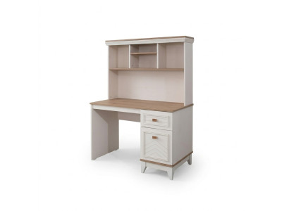 Escritorio Armario Mesa de ordenador Blanco Muebles de oficina Madera Mesa Estantes