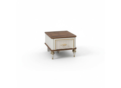 Mesita de noche habitación infantil consolas de noche consolas madera moderna beige mesa