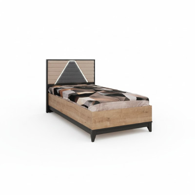 Cama de 120 cm Cama infantil Estructura de cama Habitación infantil Marrón Madera Camas Nuevas