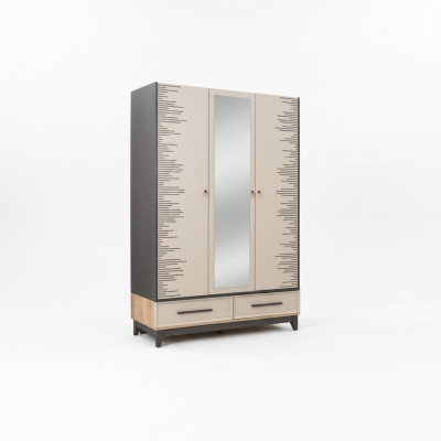 Armario moderno para niños de madera color beige