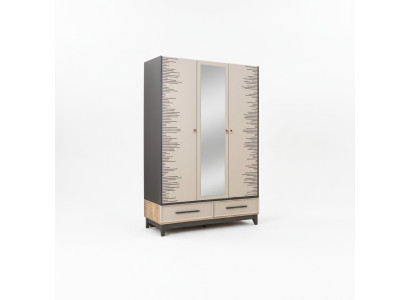 Armario moderno para niños de madera color beige