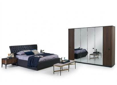 Conjunto de ropa de cama de cama doble conjunto de dormitorio 4 piezas marco de cama negro nuevo.