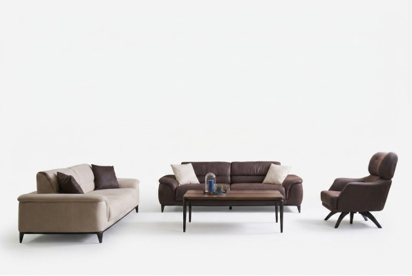 Conjunto de sofá, sofá, sillón, sofá de tela, juego de 4 piezas de sofás acolchados.
