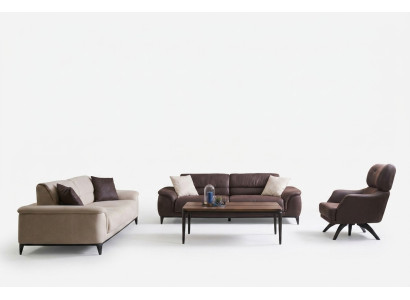 Conjunto de sofá, sofá, sillón, sofá de tela, juego de 4 piezas de sofás acolchados.