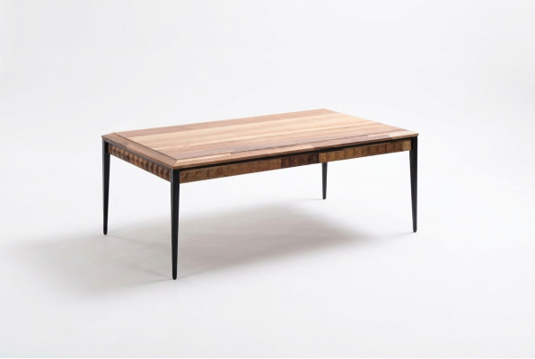 Mesa de centro mesa de café de madera marrón para sala de estar.