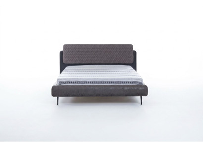 Estructura de cama cama doble camas cama 180 cm Gris Tela Moderna Lugar para dormir