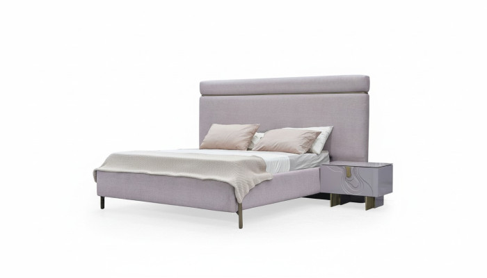 Juego de dormitorio completo cama doble cama rosa lujo conjunto de 3 piezas de madera.