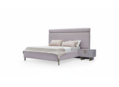 Juego de dormitorio completo cama doble cama rosa lujo conjunto de 3 piezas de madera.