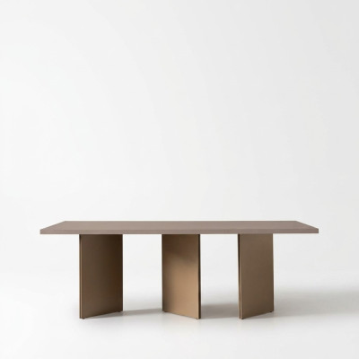 Mesa de comedor Mesa de comedor Mesa Comedor Madera Beige Moderno Muebles Mesas