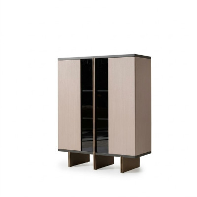 Mueble bar vitrina armario madera sala de estar armario de vino moderno
