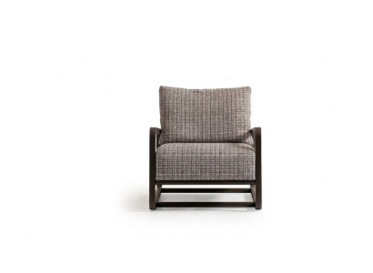 Sillón individual gris de madera para sala de estar, butaca de TV, sillón reclinable.