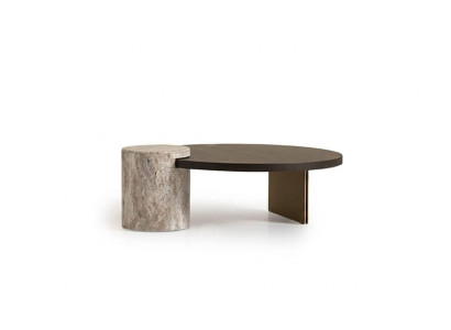 Mesa de centro mesa auxiliar mesa de café madera marrón mesa de sofá diseño mesa