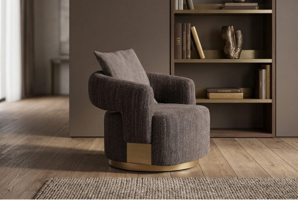 Sillón individual, asiento gris de madera para sala de estar, sillón de televisión, sillón reclinable.