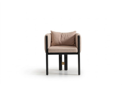 Conjunto de silla de comedor, juego de sillas, silla de cocina 4 piezas silla de respaldo Beige.