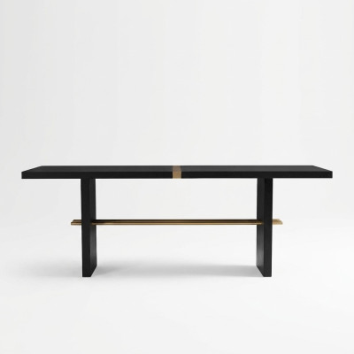 Mesa de comedor mesa de comedor mesa comedor madera negro muebles de comedor