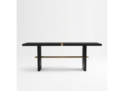 Mesa de comedor mesa de comedor mesa comedor madera negro muebles de comedor