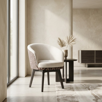 Conjunto de sillas 6x Sillas de comedor Sillas de cocina Sillas de madera Blancas Diseño