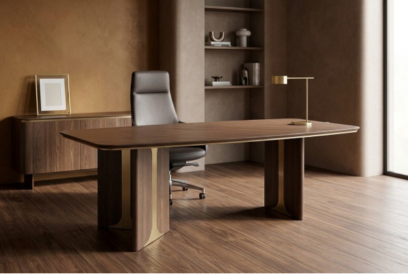 Mesa de comedor Mesa Comedor Mesa de comedor Madera Marrón Muebles de comedor