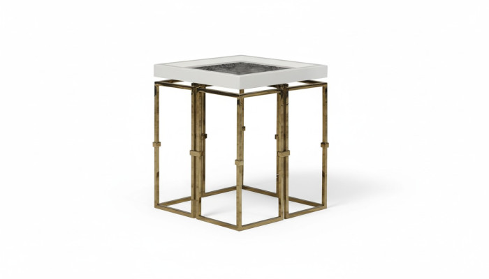 Mesa auxiliar Mesa de centro Mesa de café Mesa sofá Mesa de salón Oro