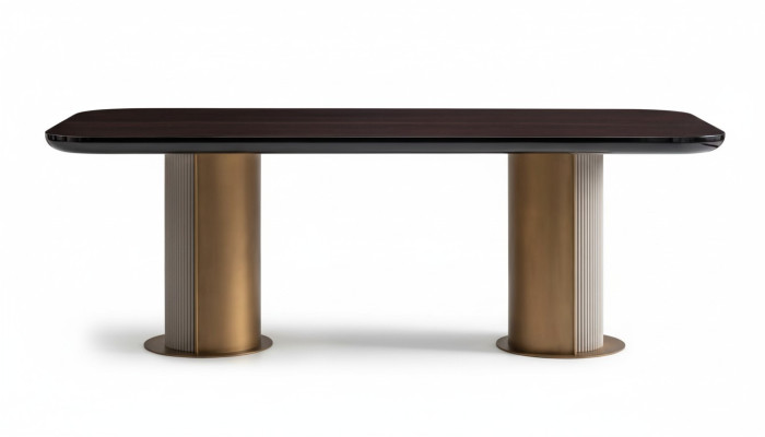 Mesa de comedor mesa de comedor mesa de madera mesa de madera comedor marrón lujo