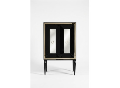 Diseño de gabinete de bar de madera negro de barra de madera de gabinete de madera.