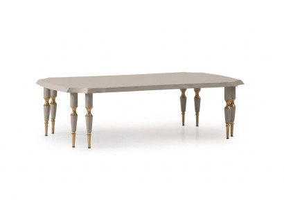 Diseño de mesa de centro de sala de estar de lujo, muebles de sala de estar, mesa de café de color beige, nuevo.