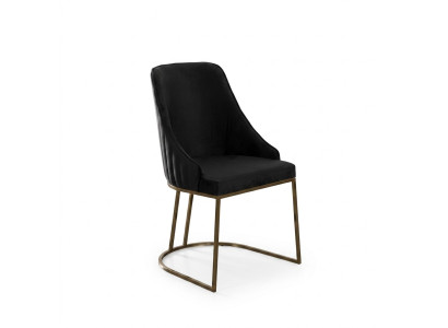 Grupo de sillas sillas de cocina sillas de comedor negro 6 pzs moderno tela