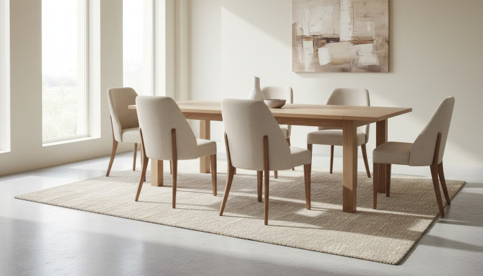 Sillas de comedor Sillas de cocina Sillas de madera Juego de 6 sillas de madera gris