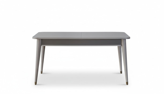 Mesa de comedor gris muebles de comedor de diseñador Mesa de madera extensible Nueva