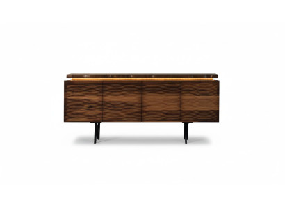 Diseñador de cómoda de madera marrón Lujo Aparador de comedor Armario de madera