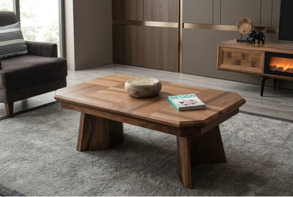 Sala de estar Juego exclusivo de muebles Estantería de TV de diseñador Aparador Mesa de centro