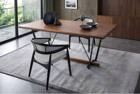 Mesa de comedor Mesa de comedor Mesa Comedor Mesa de madera Marrón Madera 180 cm