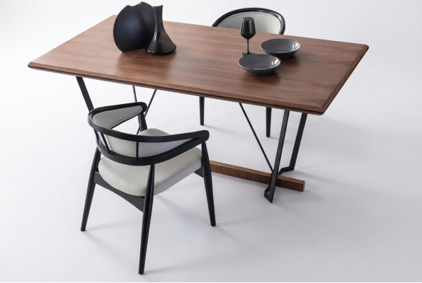 Mesa de comedor Mesa de comedor Mesa Comedor Mesa de madera Marrón Madera 180 cm