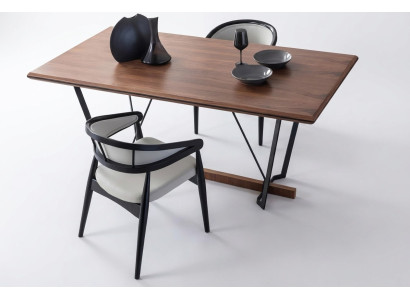 Mesa de comedor Mesa de comedor Mesa Comedor Mesa de madera Marrón Madera 180 cm