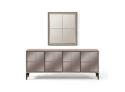 Aparador de lujo armario cómoda de madera blanca moderna