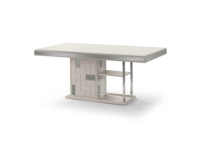 Mesa de comedor de lujo Mesa de comedor Mesa Muebles de comedor Esquina de comedor Madera Blanco