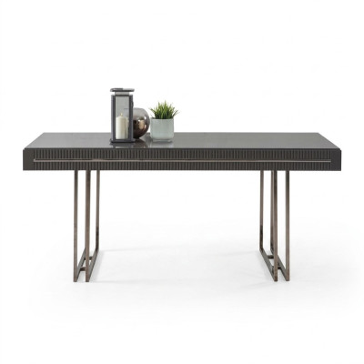 Mesa de comedor moderna Mesa de comedor Mesa Comedor Muebles de comedor Madera Gris