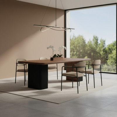 Mesa de comedor, mesa de comedor, esquina de comer, mesa, mesa de madera, marrón, comedor