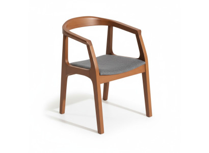 Conjunto de sillas de comedor, sillas de cocina, sillas de madera, juego de 6 sillas marrones.