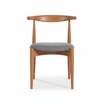 Silla de comedor Silla de madera Silla de cocina sin apoyabrazos Marrón Muebles de madera