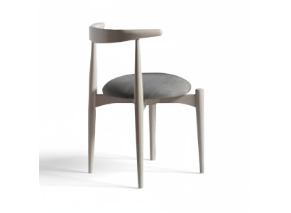 Grupo de sillas de cocina sillas de comedor sillas de madera juego de 2 sillas beige.