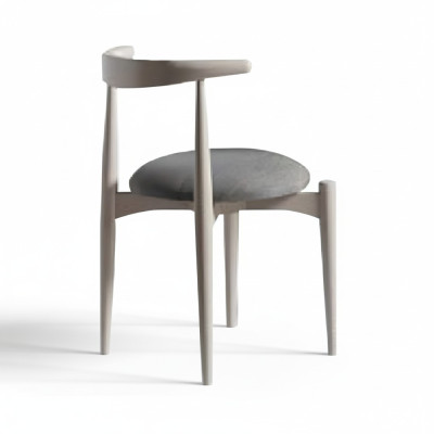 Conjunto de asientos Sillas de cocina Sillas de comedor Sillas de madera Set de 4 sillas Beige